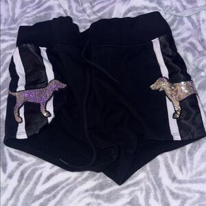 Victoria Secret Pink bling dog shorts